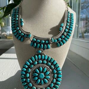 Turquoise Statement Necklace - Women Jewelry